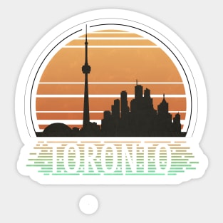 Toronto - Retro Design Sticker